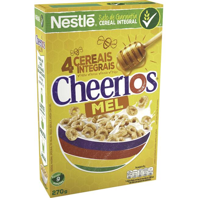 Cereal Matinal Cheerios Nestlé Mel 270g