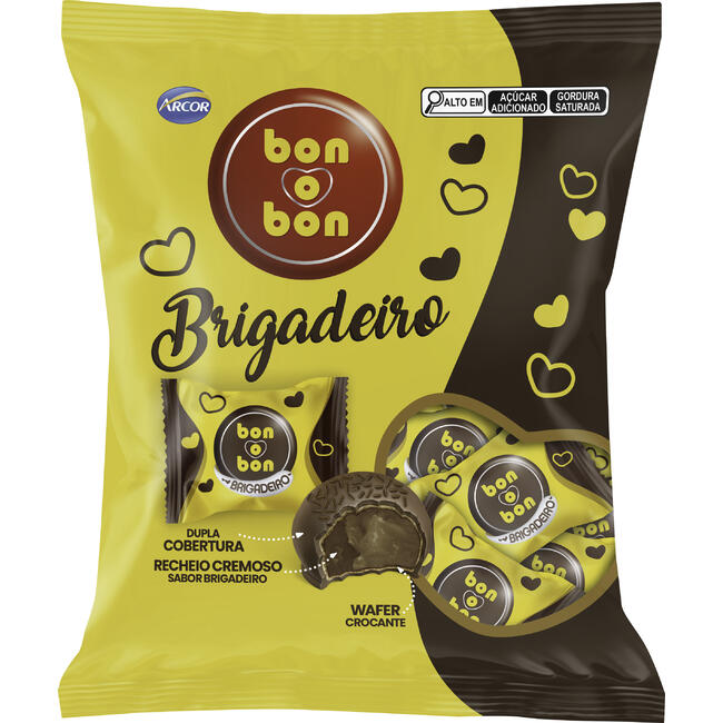 Bombom Arcor Bon o Bon Brigadeiro 750g