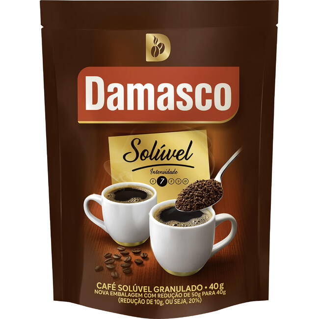 Café-solúvel Damasco 40g - Tradicional - Sachê
