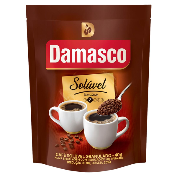 Café-solúvel Damasco 40g - Tradicional - Sachê