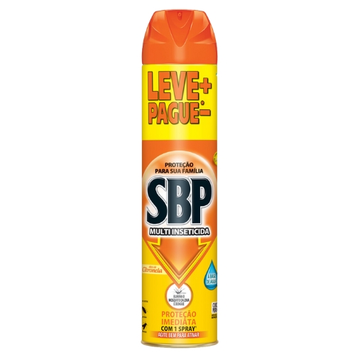 Multi Inseticida SBP Aerossol Óleo de Citronela 450ml Leve+ Pague-