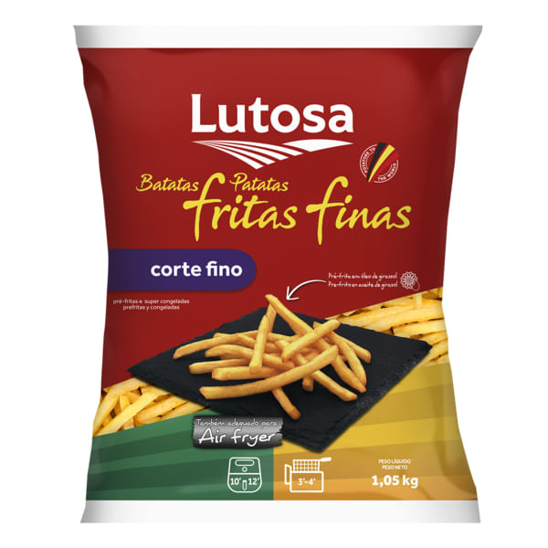 Batata LUTOSA Fritas Finas 1.05Kg