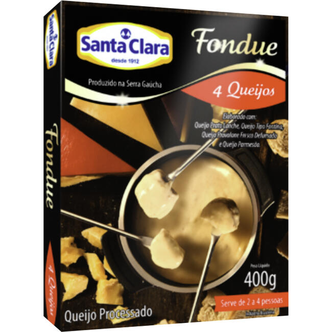 Queijo Fondue Santa Clara 4 Queijos 400g
