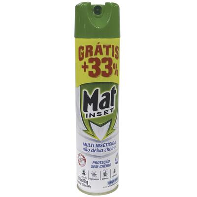 Inseticida Aerosol Mat Inset MultiInset Sem cheiro 360ml