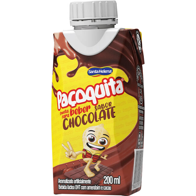 Bebida Láctea Paçoquita Chocolate 200ml