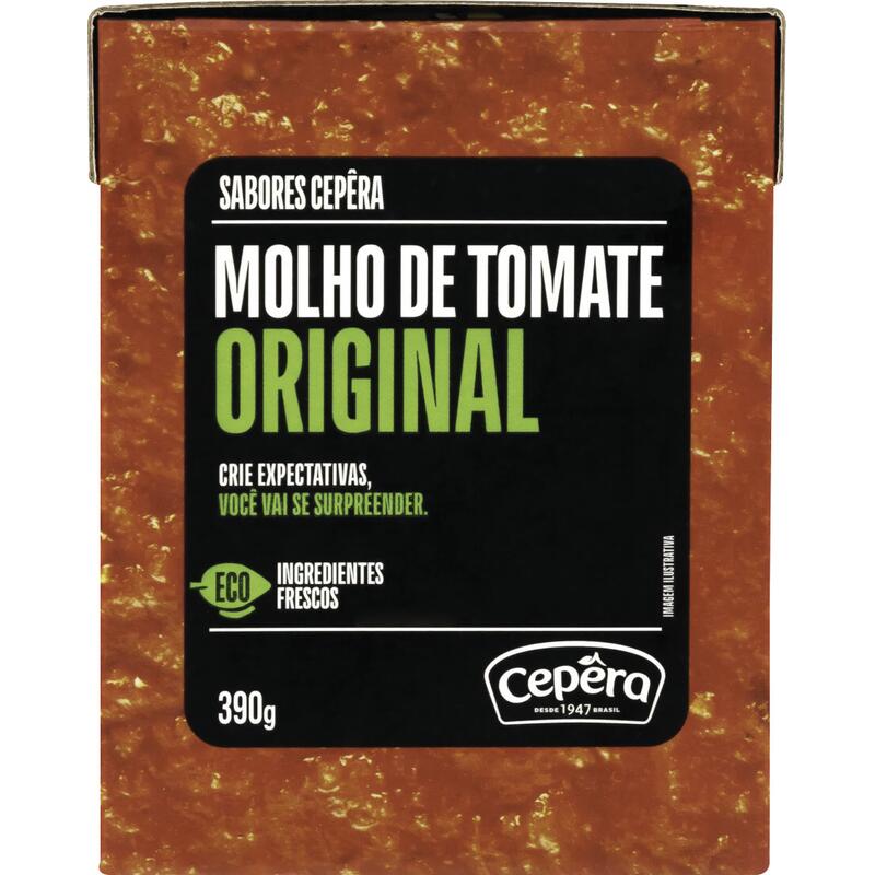 Molho de Tomate Cepêra Original 390g