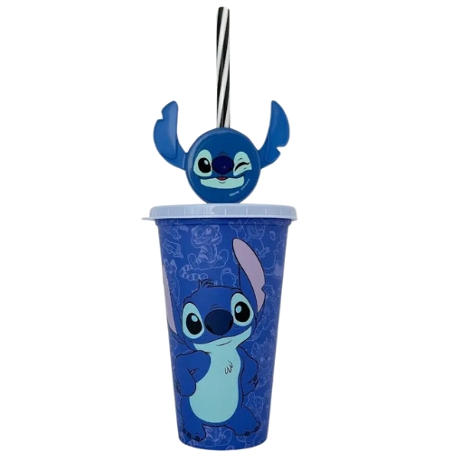 Copo Refri C/pin Lilo &stitch Plasutil 500ml