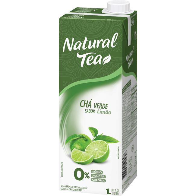 Chá Verde Limão Zero Açúcar Natural Tea Caixa 1l
