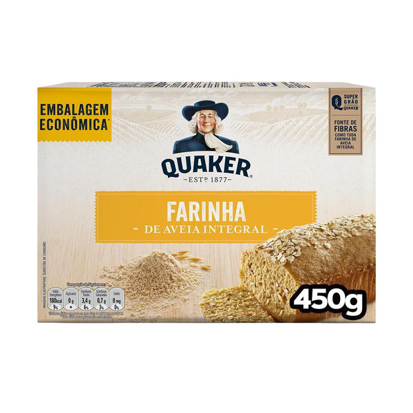 Farinha De Aveia Quaker Caixa 450g