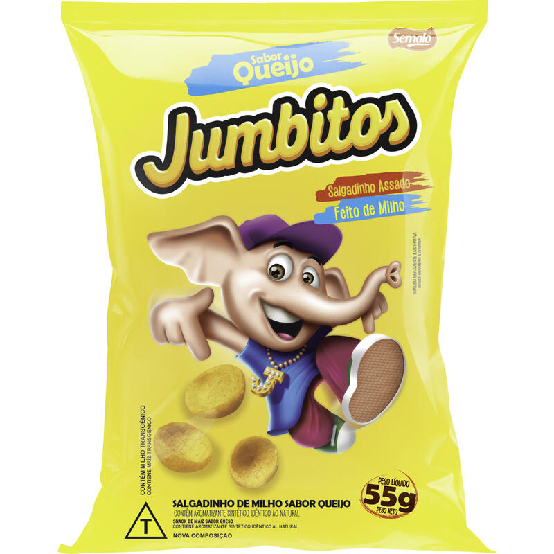 Salgadinho Jumbitos Queijo 55g