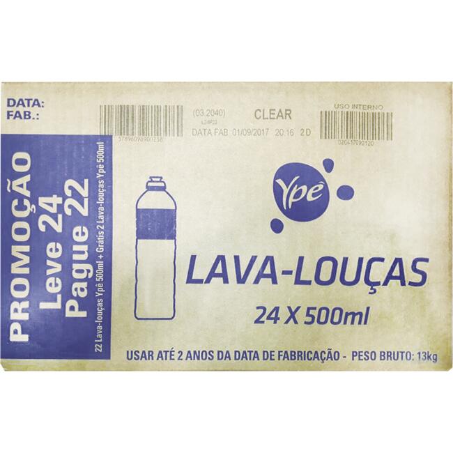Detergente Líquido Ypê Clear 24 un