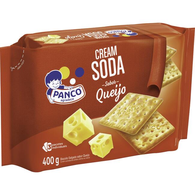 Biscoito Panco Cream Soda 400g