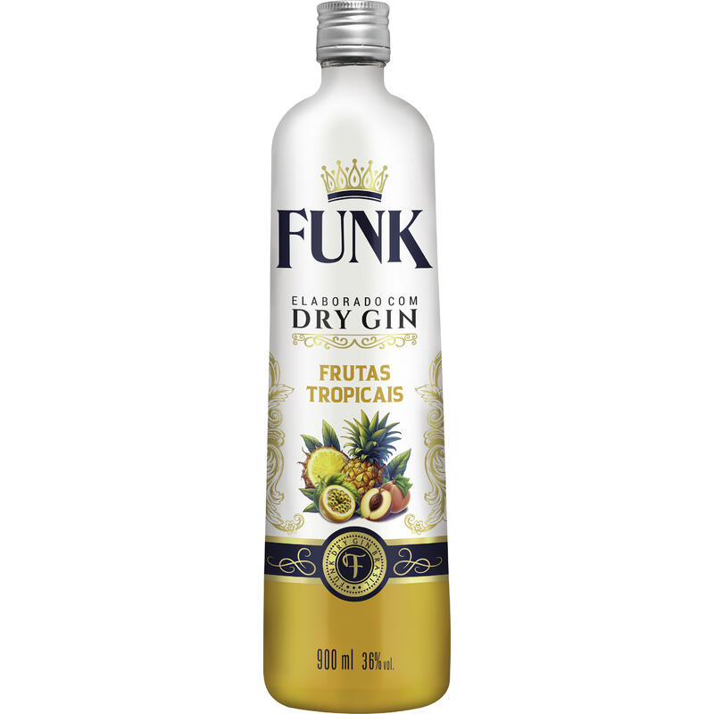 Coquetel Alcoólico Funk Frutas Tropicais 900ml