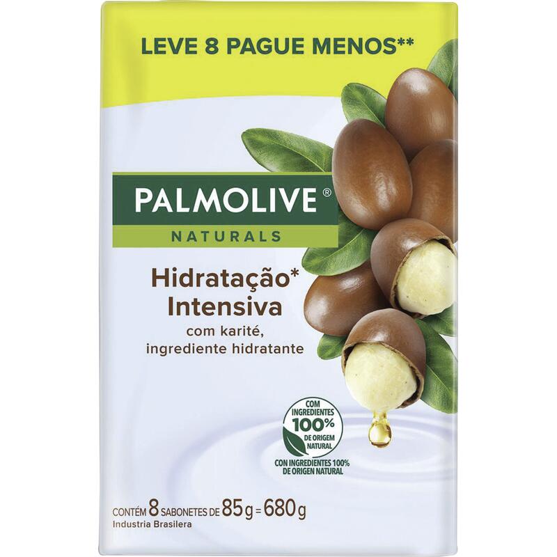 Sabonete Palmolive Suave Hidratação Intensiva 8x85g