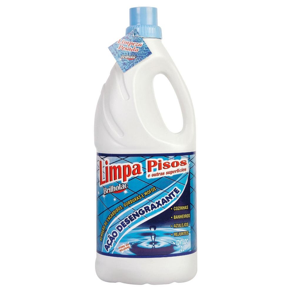 Limpa piso BRILHOLAC Limpeza pesada 2l