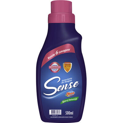 Amaciante de Roupas Sense Qboa Sport 500ml