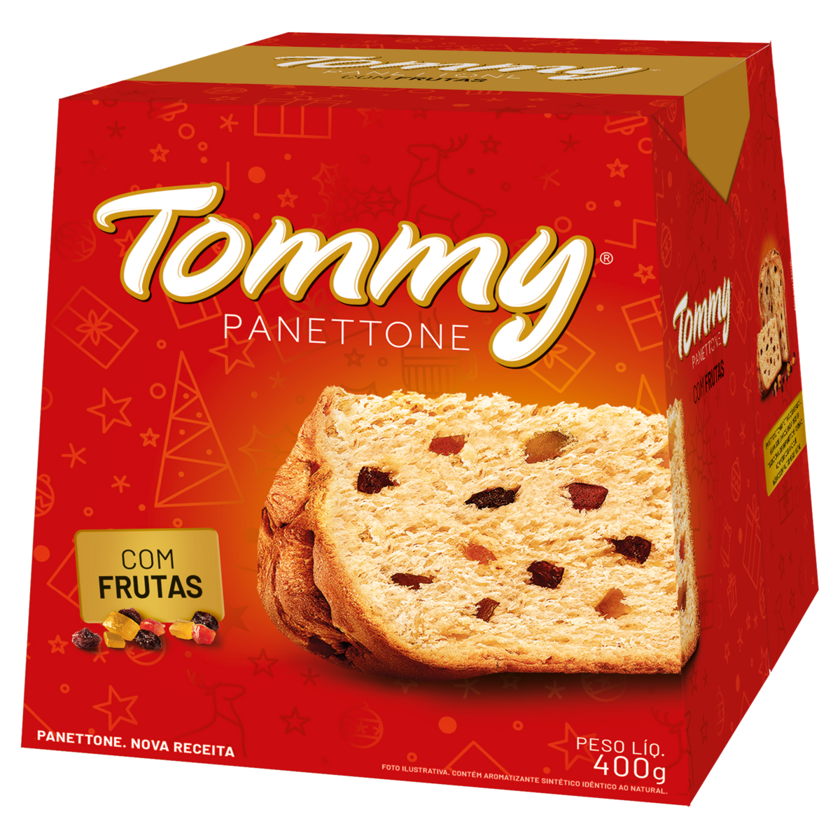Panettone TOMMY Frutas 400g