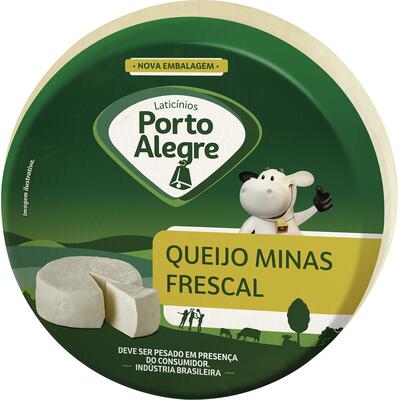 Queijo Minas Frescal Porto Alegre Preço por quilo na peça