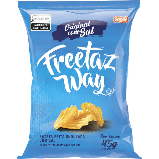 Salgadinho Batata Freetaz Natural 45g