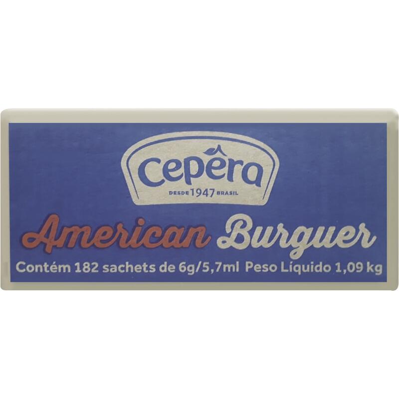 Molho American Burguer Cepêra Minissachê 182x6g