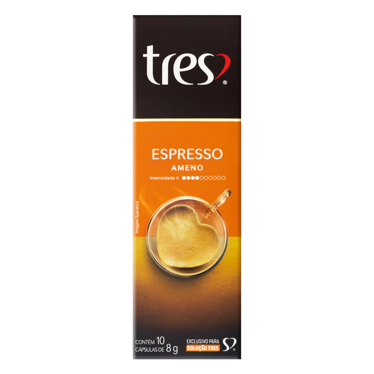 Capsula de Café Espresso Ameno 3 Corações 10 unidades
