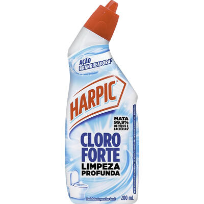 Desinfetante Limpeza Profunda Harpic Cloro Forte Squeeze 200ml