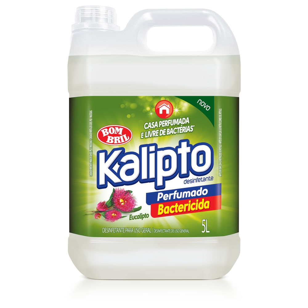 Desinfetante Perfumado Bactericida Eucalipto KALIPTO Galão 5l