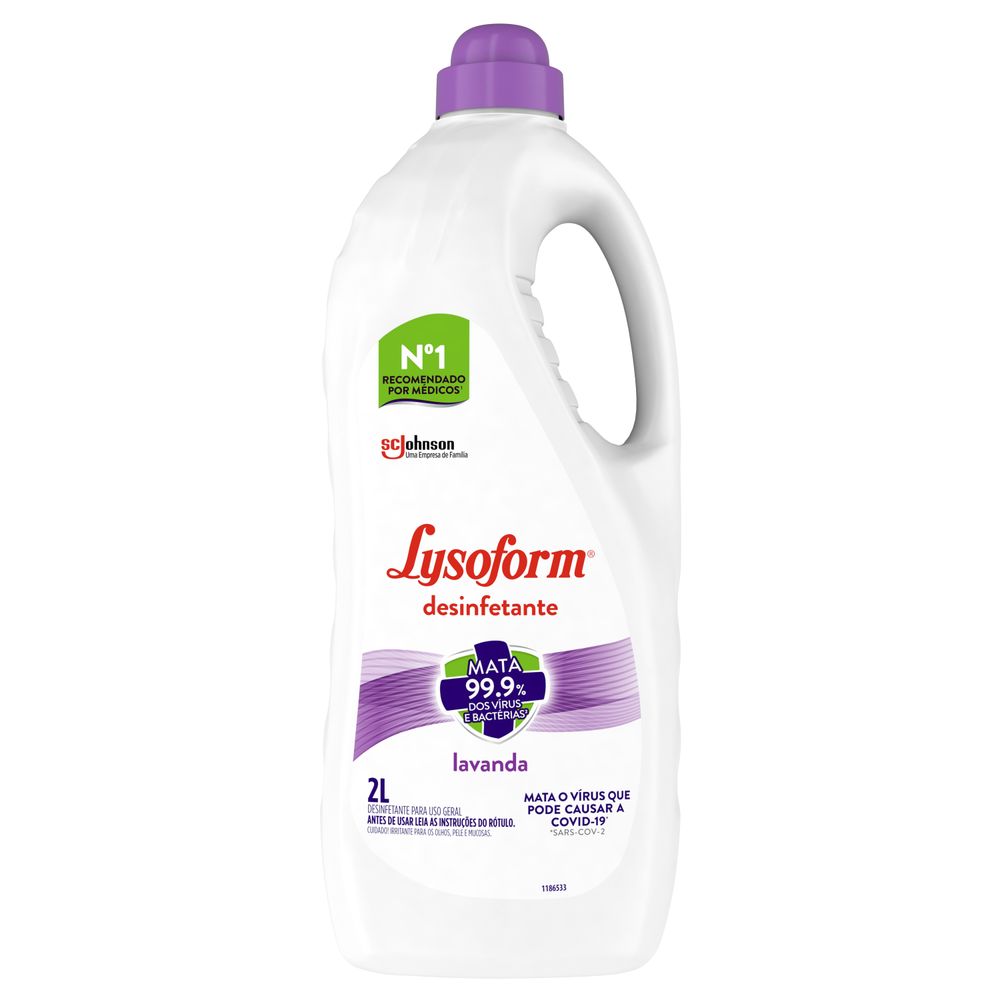Desinfetante  Lavanda Lysoform Frasco 2l