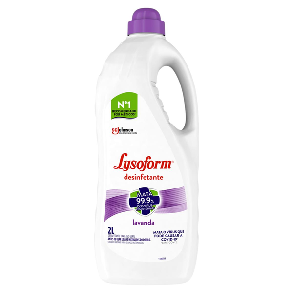 Desinfetante  Lavanda Lysoform Frasco 2l