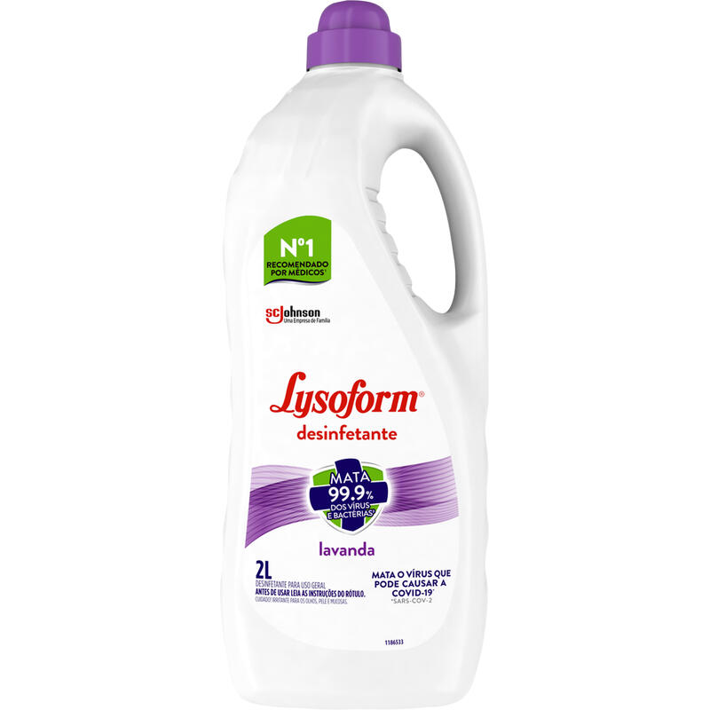 Desinfetante  Lavanda Lysoform Frasco 2l