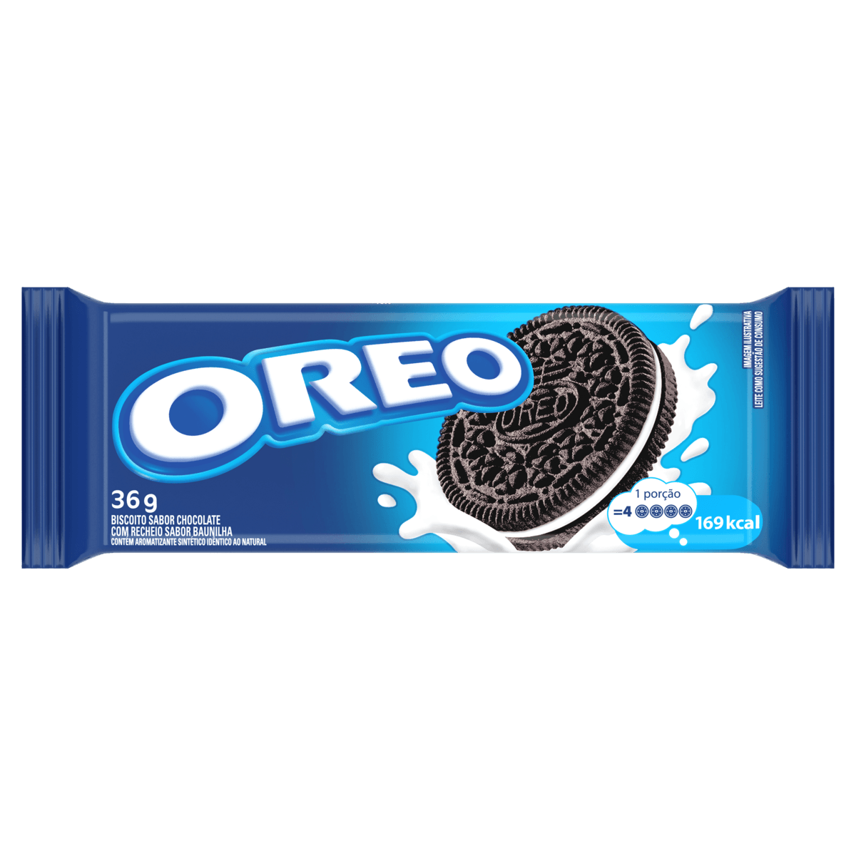 Biscoito recheado Oreo original multipack 144g