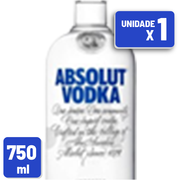 Vodka Absolut Original Garrafa Vidro 750ml