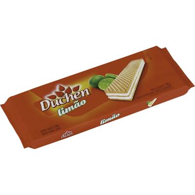 Biscoito Wafer Duchen Limão 140g