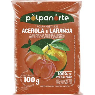 Polpa de Fruta Polpanorte Cong Acerola com Laranja 100g