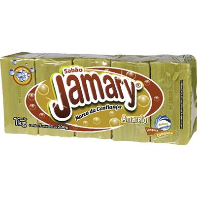 Sabão em Pedaço Jamary Neutro 5x200g