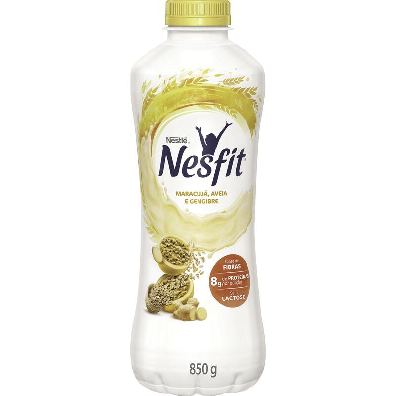 Iogurte Nesfit Maracujá, aveia e gengibre 850g