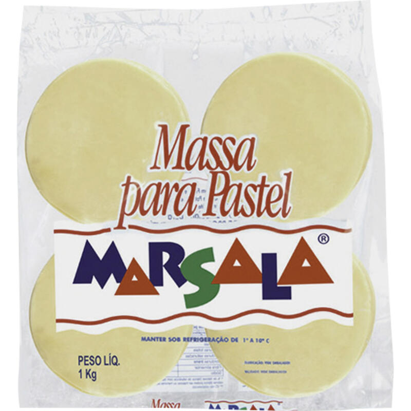 Massa para Pastel Marsala Disco Pequeno 1kg