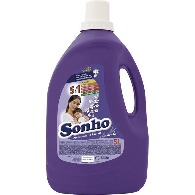 Amaciante de Roupas Sonho Lavanda 5L