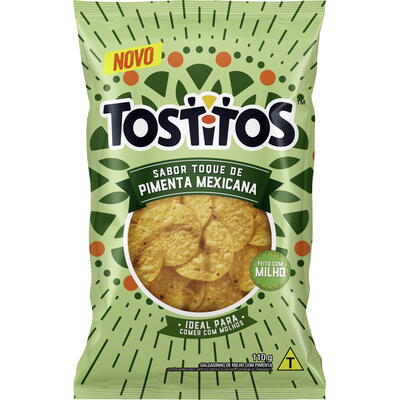 Salgadinho de Milho Toque de Pimenta Mexicana TOSTITOS 110g