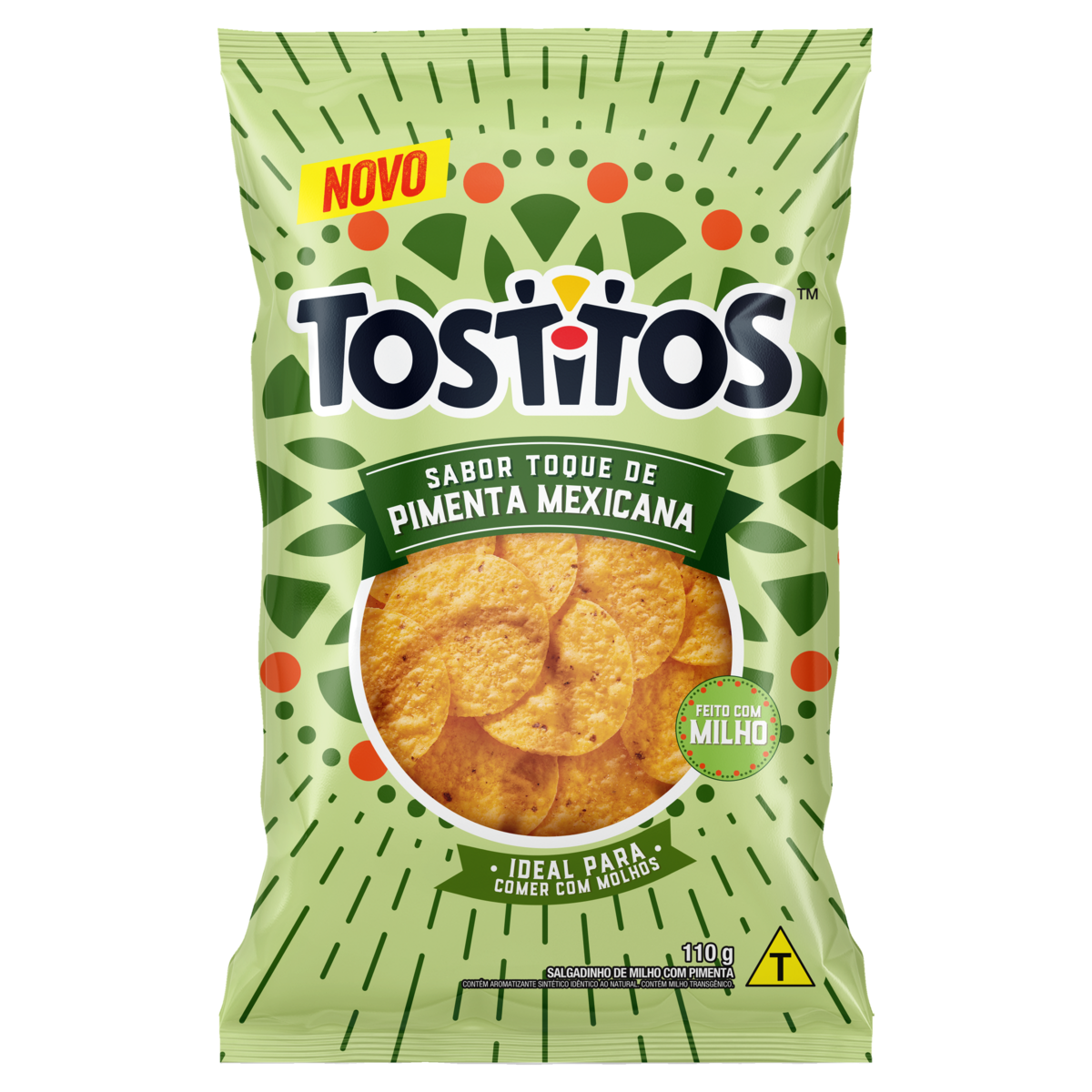 Salgadinho de Milho Toque de Pimenta Mexicana TOSTITOS 110g