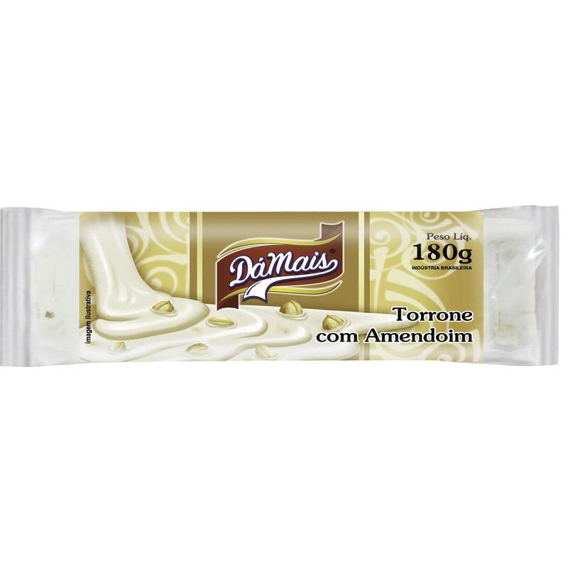 Torrone Dámais Com Amendoim 180g