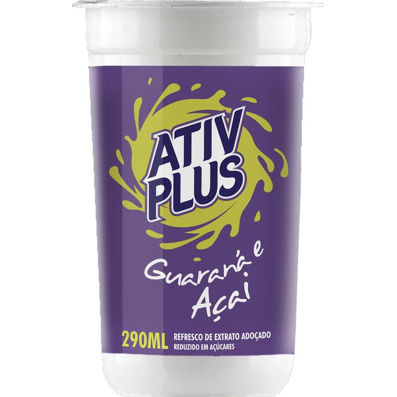Refresco Líquido Ativ Plus Guaraná e Açaí 290ml