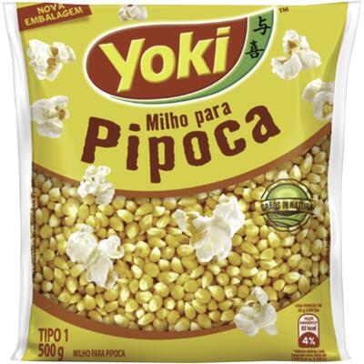 Milho de Pipoca Yoki 500g