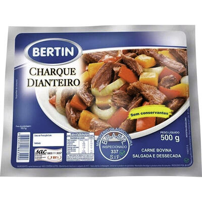 Charque Bertin Dianteiro 500g