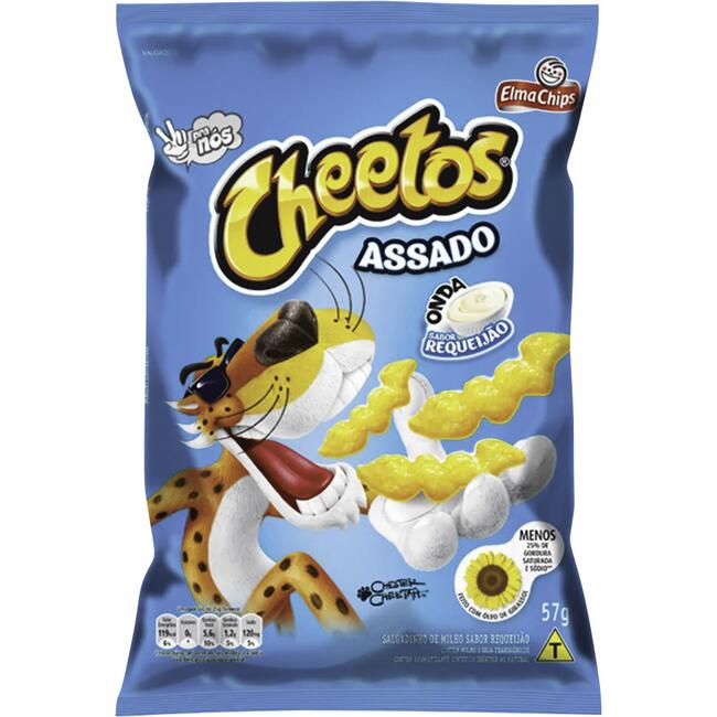 Salgadinho Elma Chips Cheetos Onda Requeijão 57g