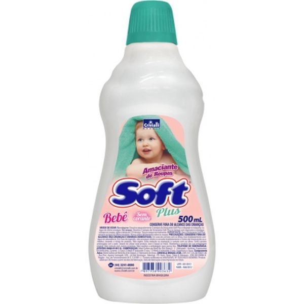 Amaciante Soft Plus Bebê 500ml