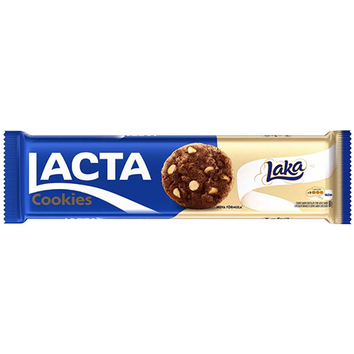 Biscoito Cookies lacta Laka 80g