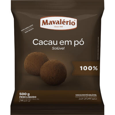Cacau em Pó Mavalério 100% 500g
