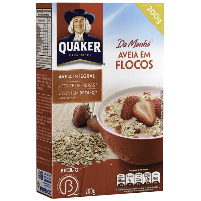 Aveia Quaker Flocos 200g
