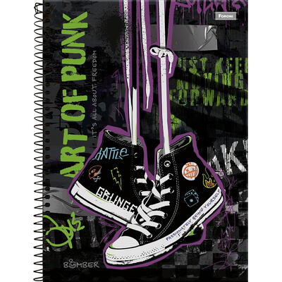 Caderno Bomber Foroni 160 folhas un